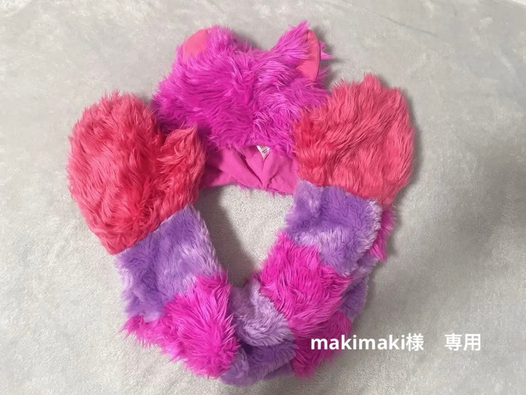 チェシャ猫マフラー帽子 チェシャ猫 マフラーキャップ マフラー ファン