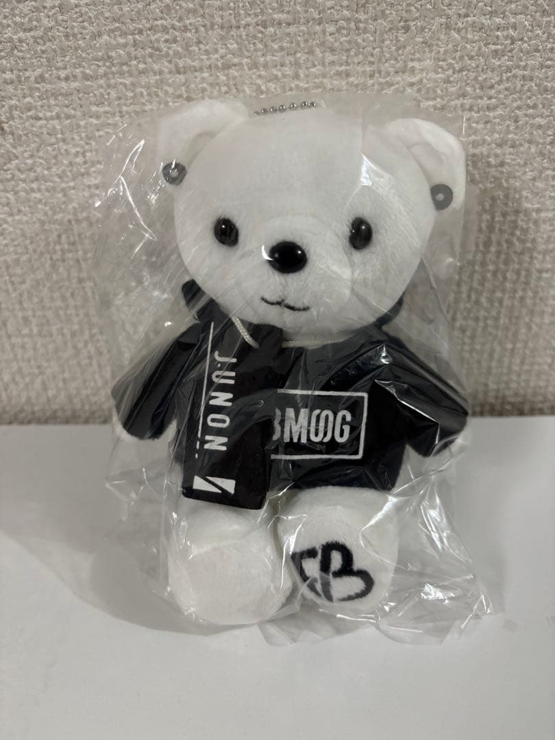 JUNON BMSGクマのぬいぐるみマスコット 初期 カバー付き