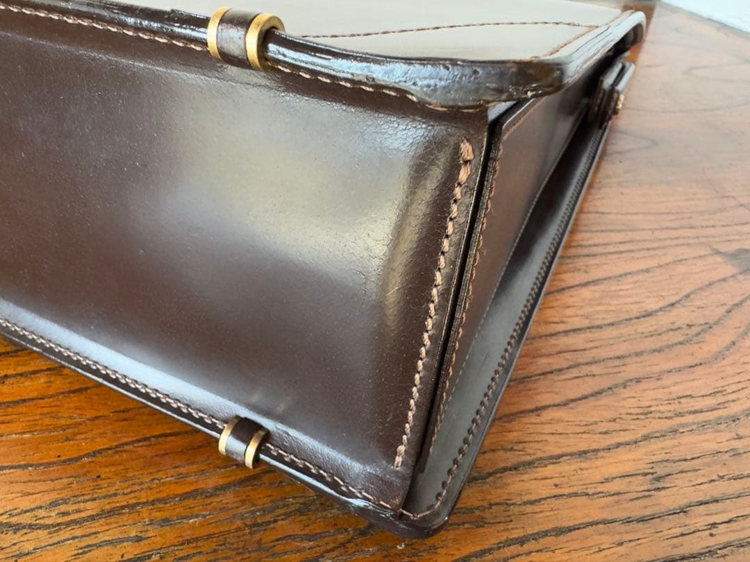 【コニタン様用】廃盤　土屋鞄　細マチ　ダレスバッグ