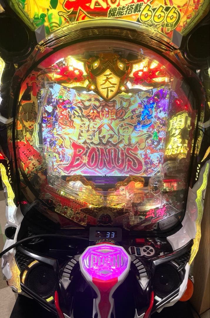 美品/オートプレイ玉打ち併用】P戦国乙女6 暁の関ケ原 パチンコ実機