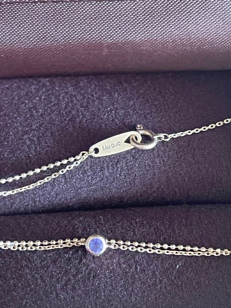 4°C ダイヤモンド タンザナイト ブレスレット兼アンクレット 10K