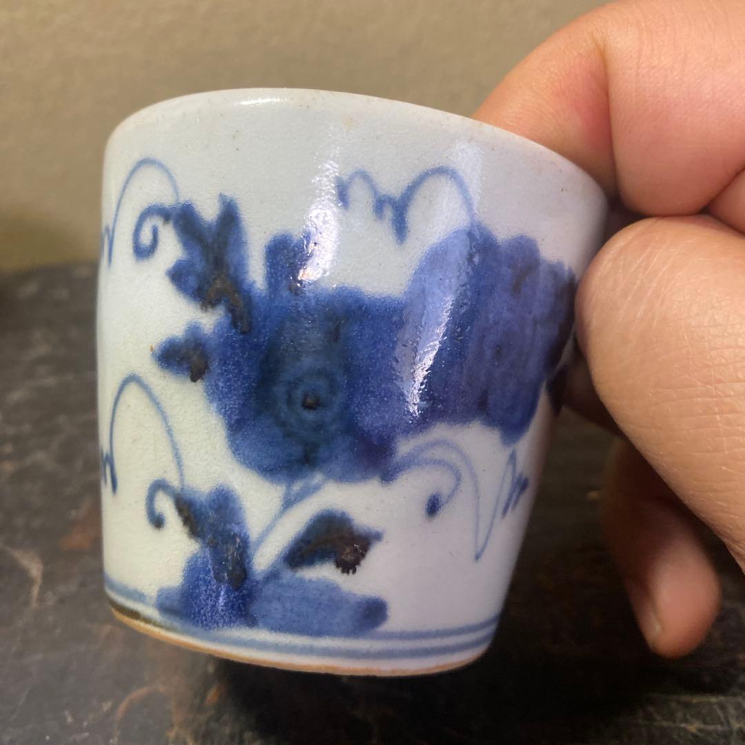 江戸時代古伊万里蕎麦猪口5個セットS