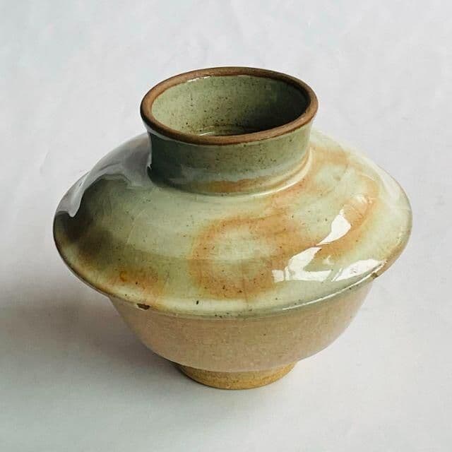 萩焼 井戸茶碗 高麗茶碗 蓋付き 茶道具 陶芸 作者不明 共箱なしの通販