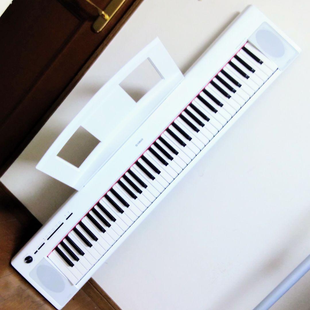 YAMAHA 電子ピアノ piaggero NP-32 WH 76鍵 椅子付属