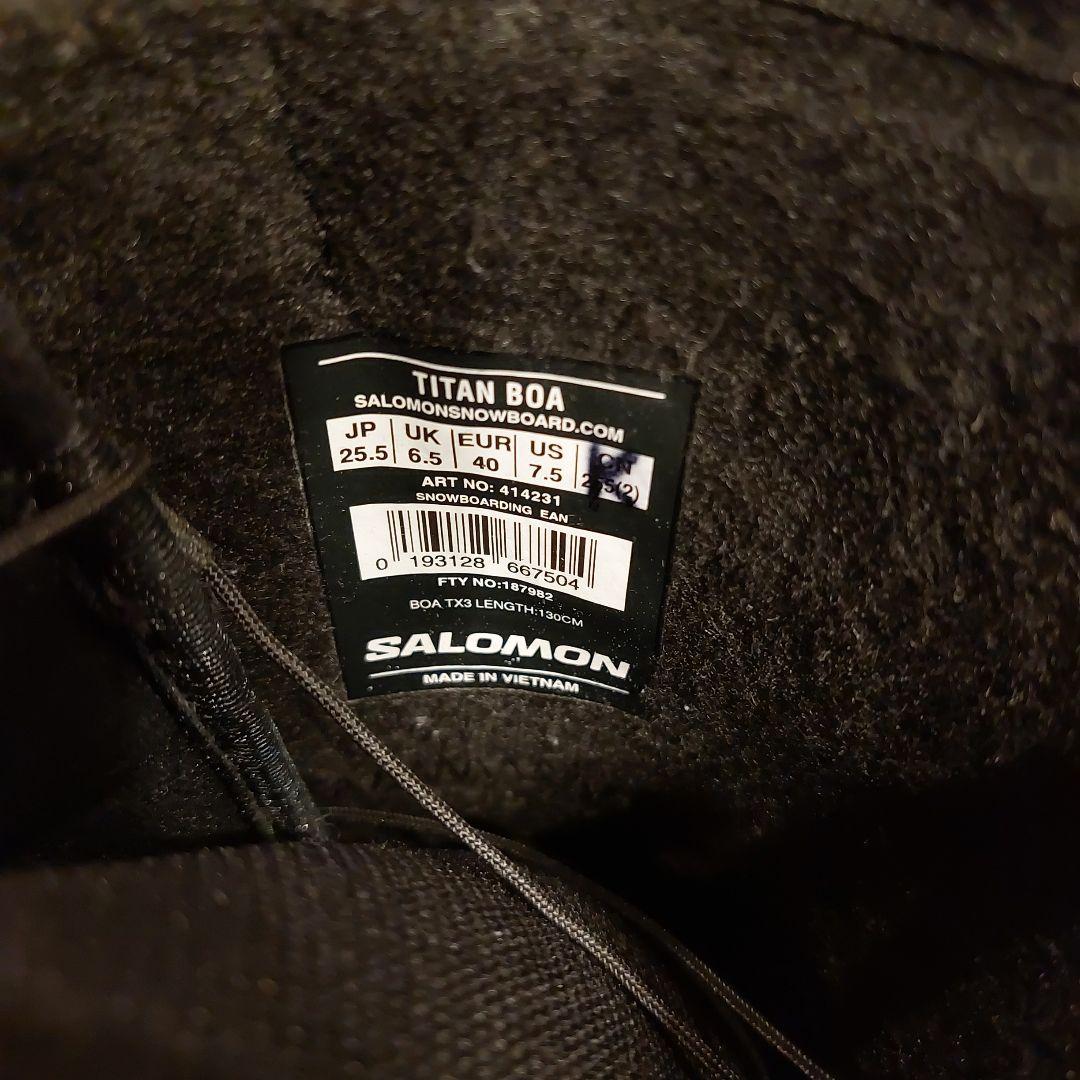SALOMON Universal スノーボードブーツ ブラック