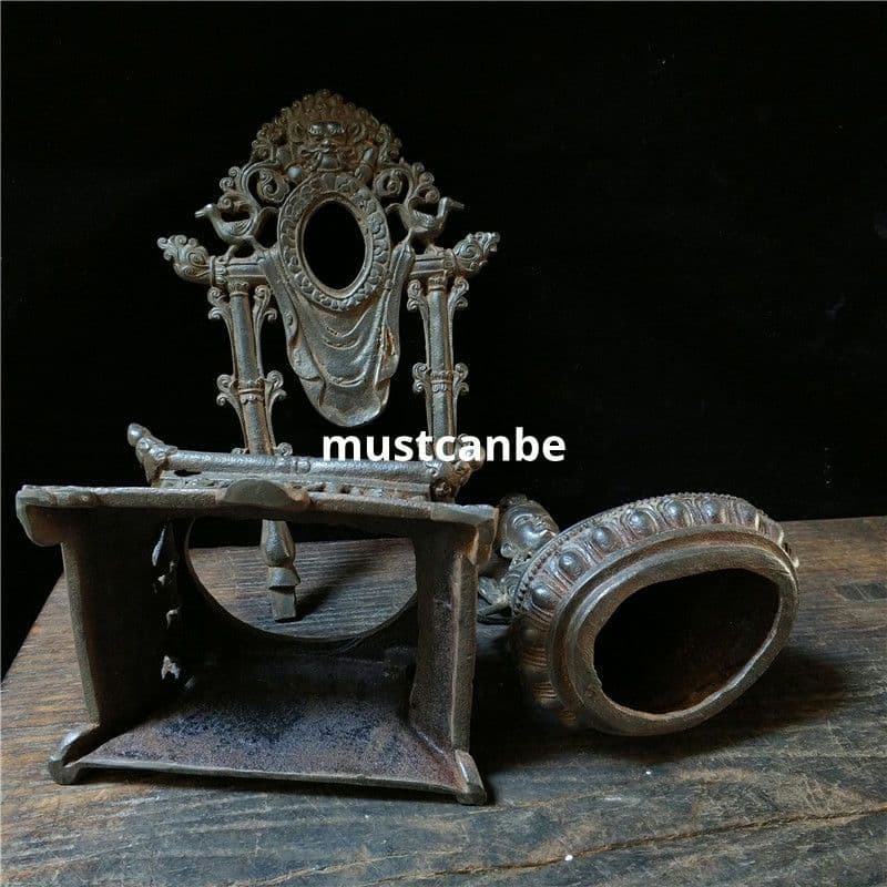 鉄器 仏像 蔵仏 茶室 仏堂に奉納 鎮宅辟邪 開運風水 招財 置物 工芸品