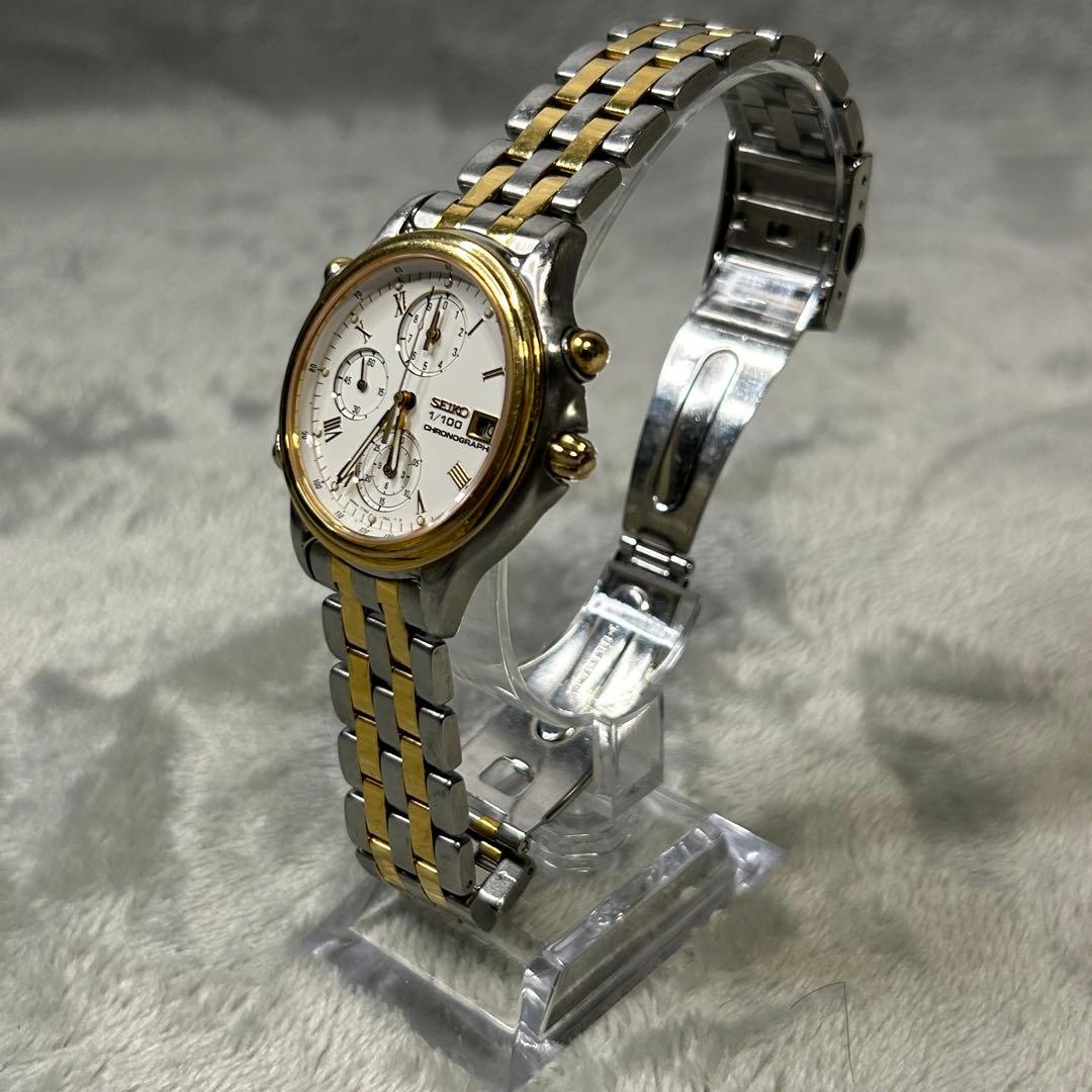 SEIKO スピードマスター 1/100 クロノグラフ（7T52-7A10）