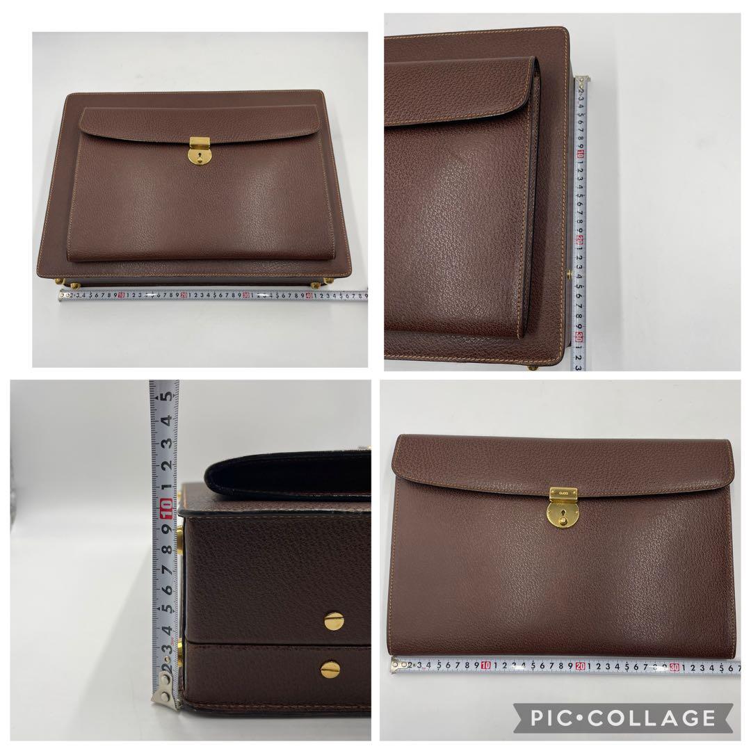 超美品　GUCCI ダイヤルロック　アタッシュケース　セカンドバッグ付