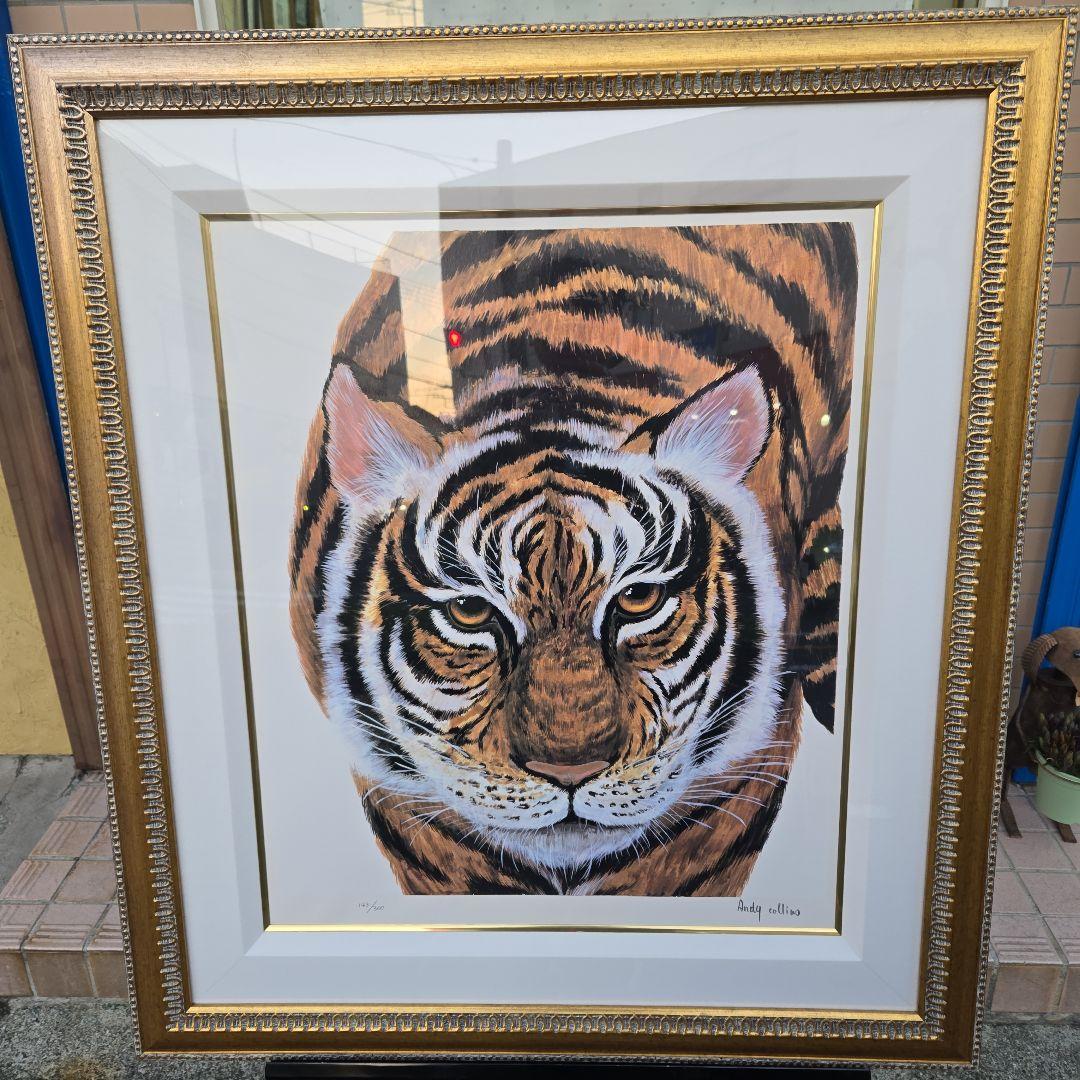 Andy Collins トラの絵画