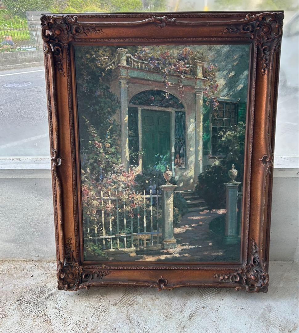 装飾的な風景画 油彩 大きめ 装飾的な風景画 油彩 大きめ 風景画 油絵 風景画 油彩 油絵 風景画