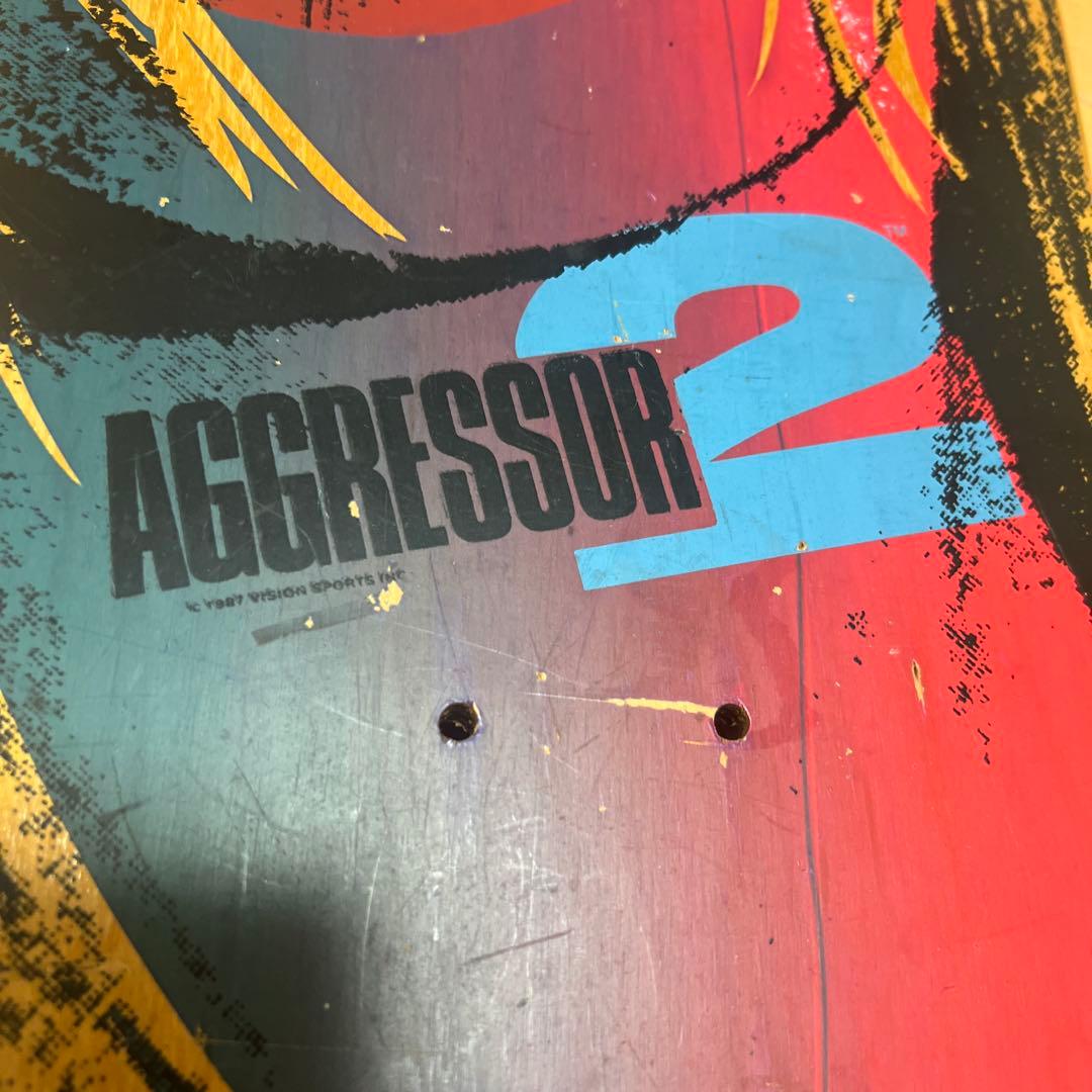 VISION AGGRESSOR 2 スケートボードデッキ