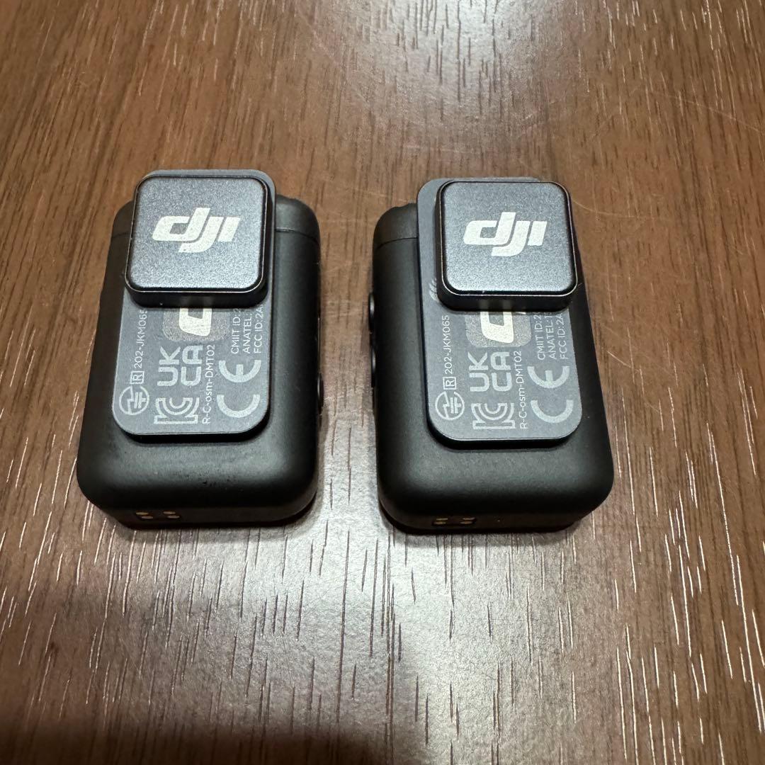 DJI MIC2 ワイヤレス マイク カメラ 撮影 映像