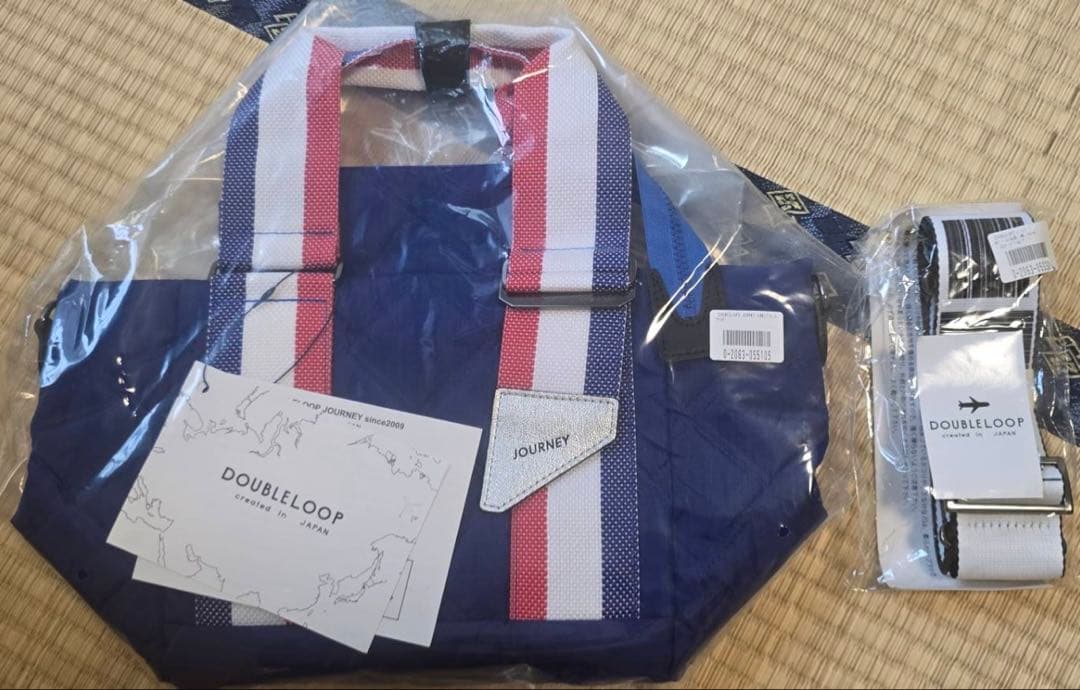 未使用　DOUBLELOOP JOURNEY ショルダーバッグ ネイビー