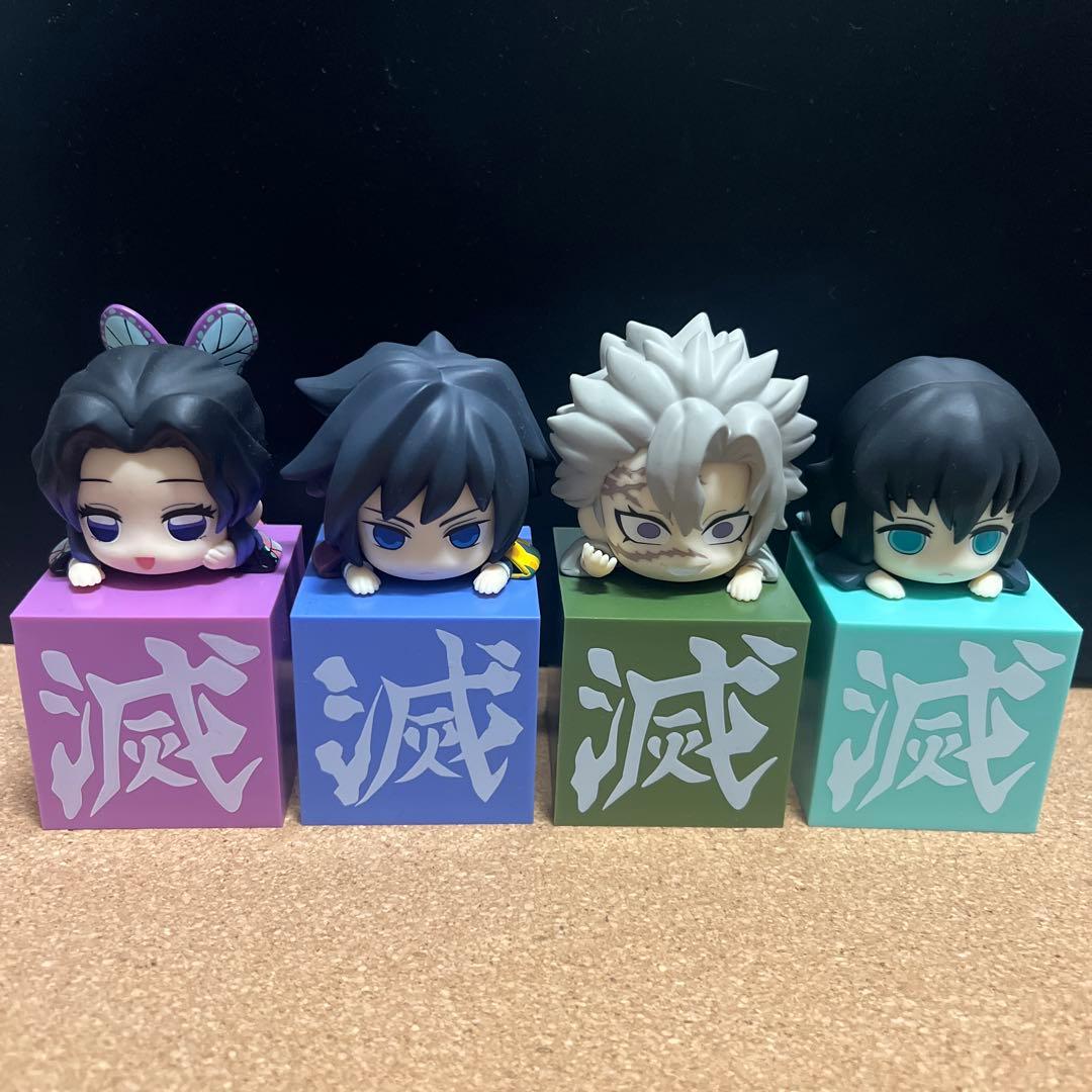 ひっかけフィギュア しのぶ 義勇 実弥 無一郎 セット