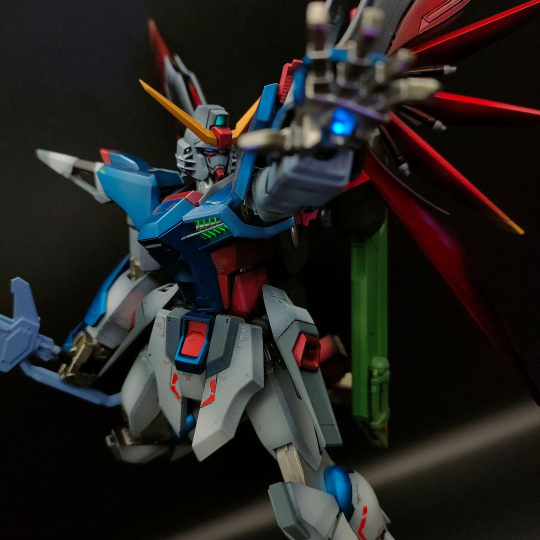 ガンダムSEED DESTINY　デスティニーガンダム　ガンプラMG 塗装完成品