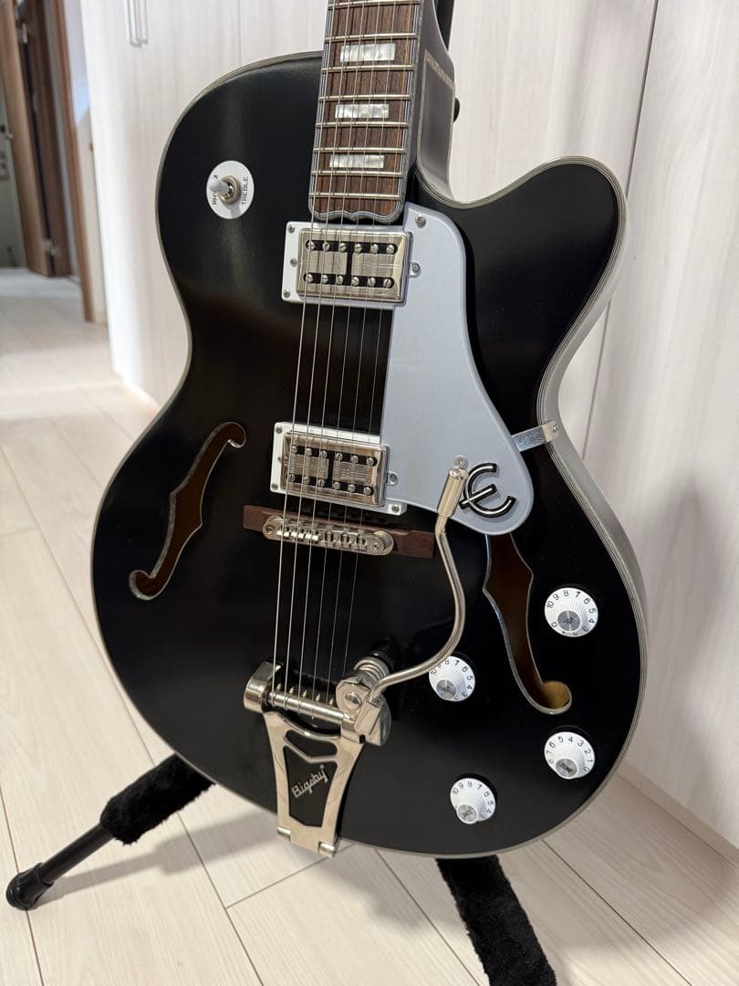 Epiphone Emperor Swingster Black 調整済美品 - メルカリ