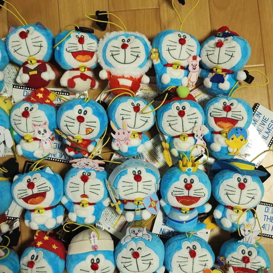 ドラえもん 映画 40周年記念 マスコット ぬいぐるみ　39点 セミコンプ　新品