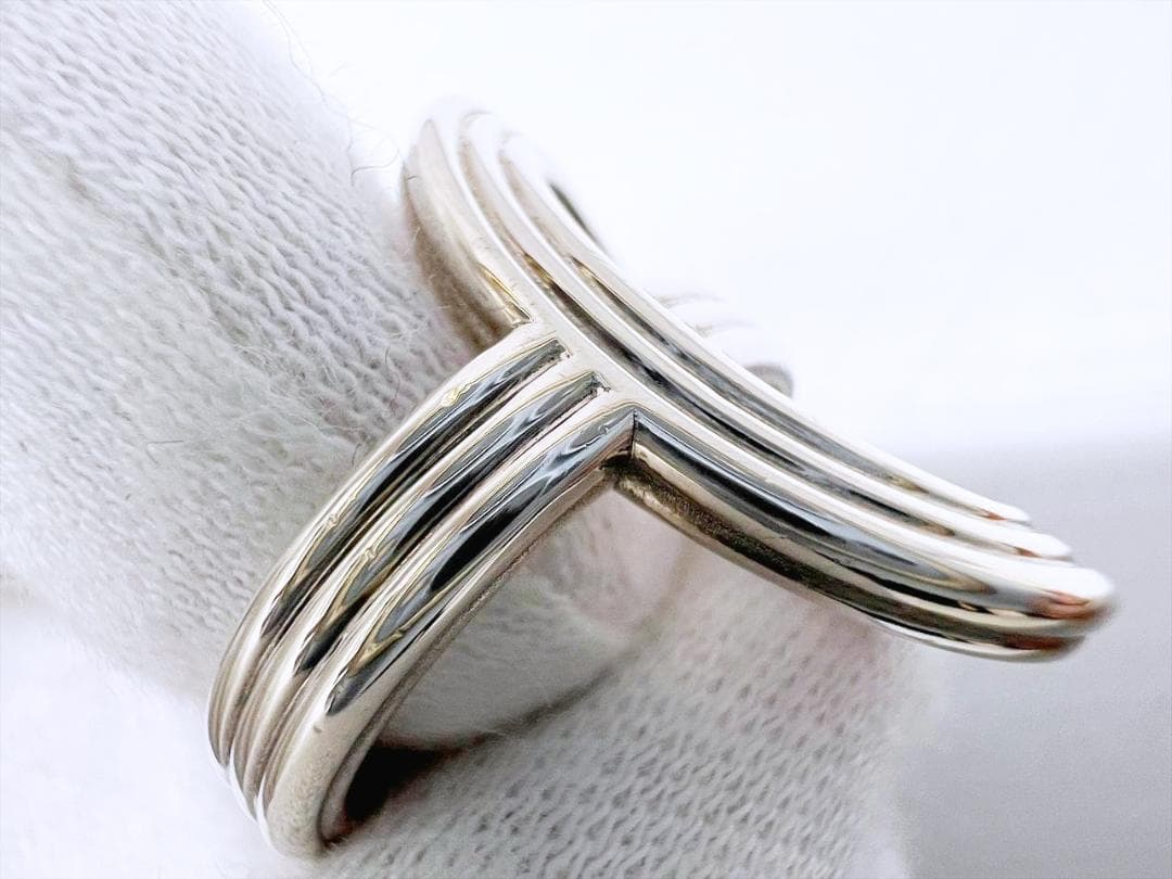 美品　エルメス　シェーヌダンクル24　SV925　リング　指輪　51　約11号