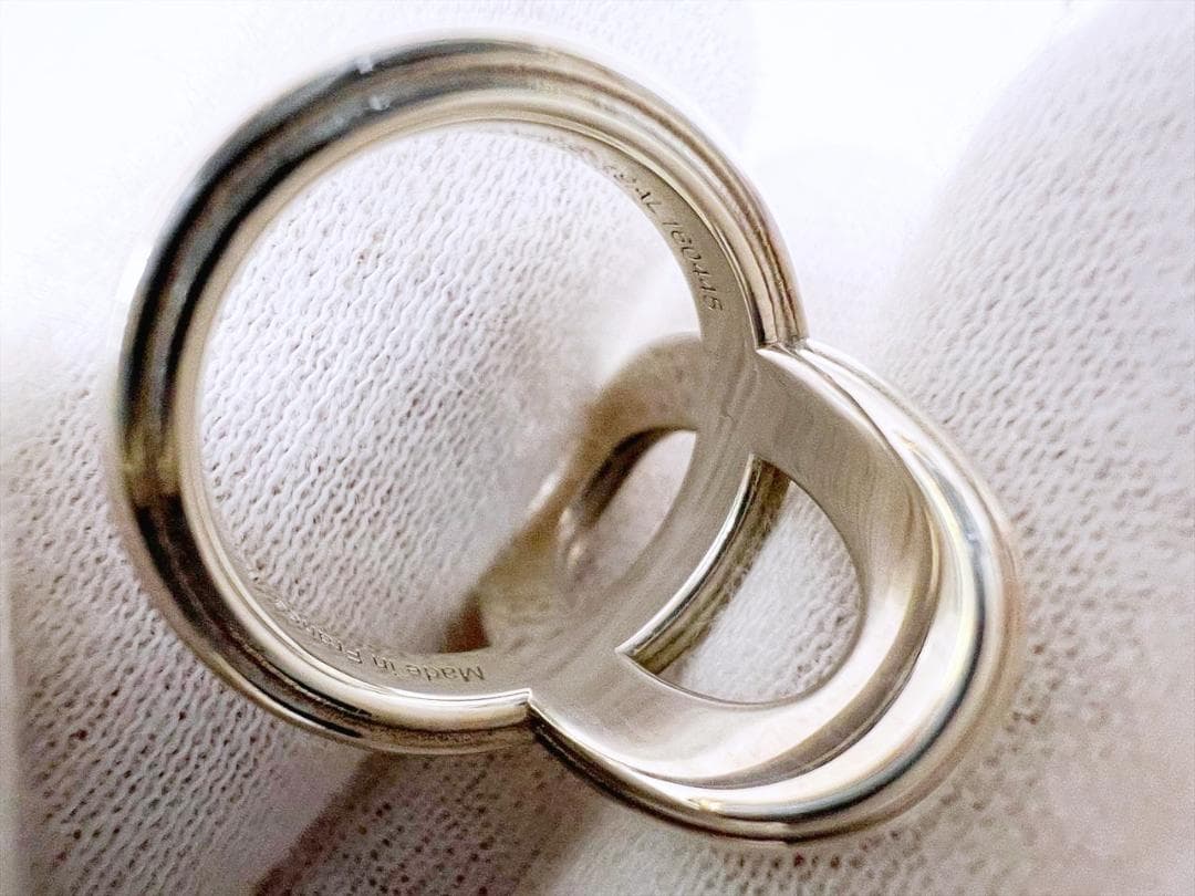 美品　エルメス　シェーヌダンクル24　SV925　リング　指輪　51　約11号