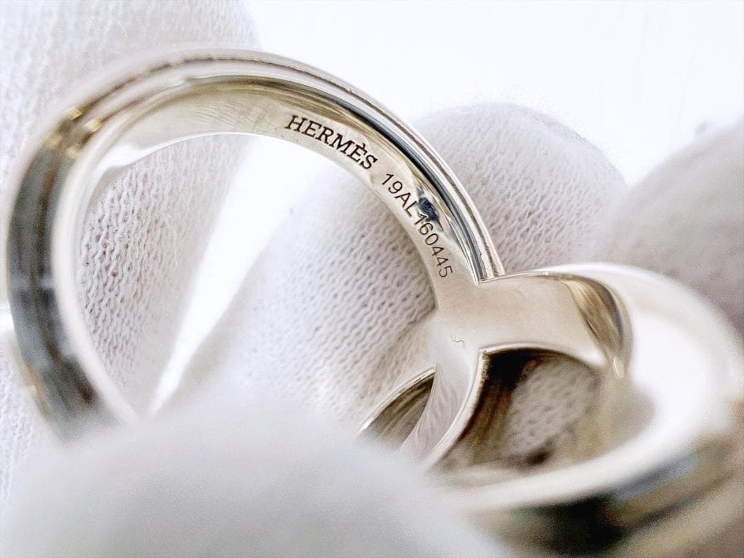 美品　エルメス　シェーヌダンクル24　SV925　リング　指輪　51　約11号