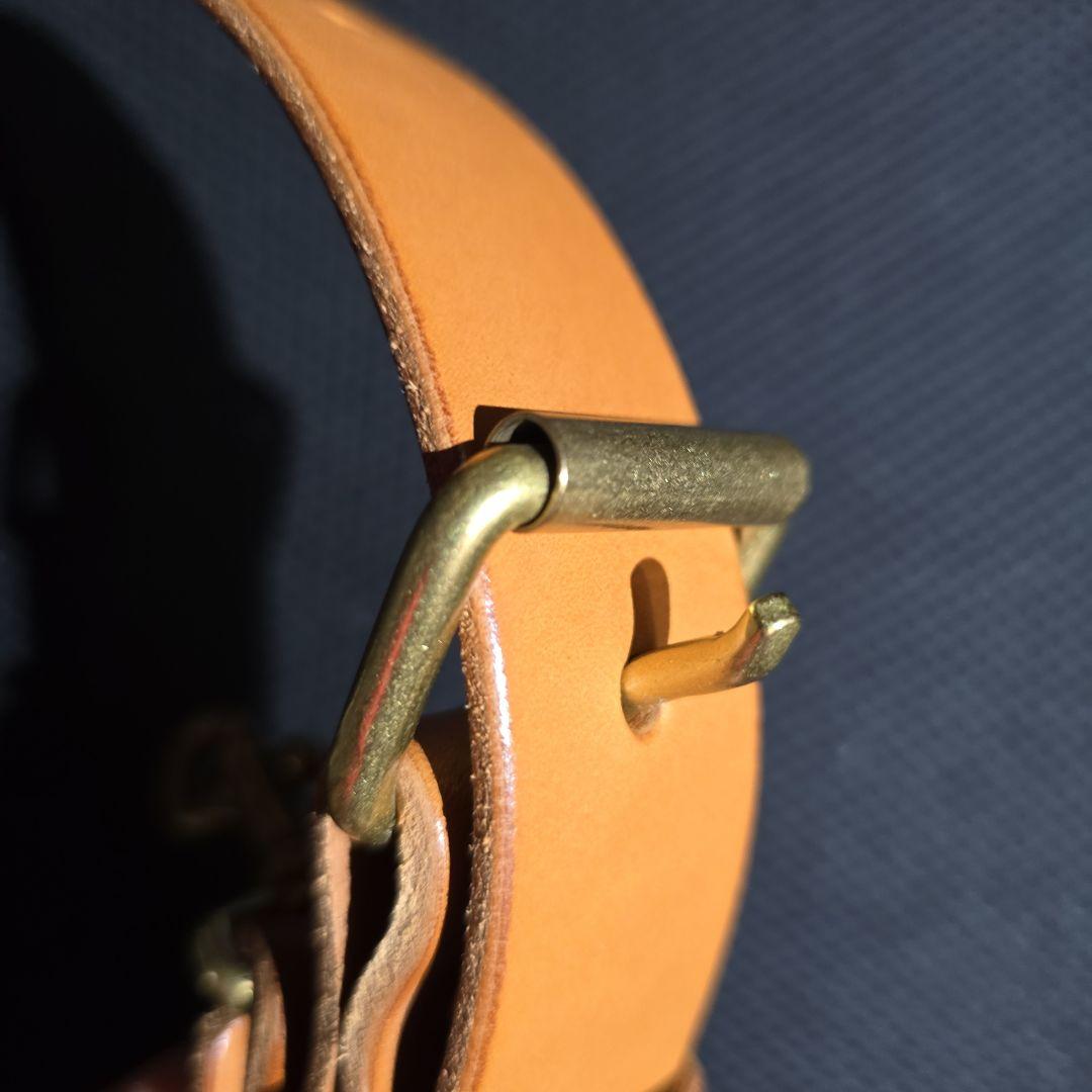 HERZ ヘルツ⭐ソフトダレスバッグ 本革 キャメル 鍵付き