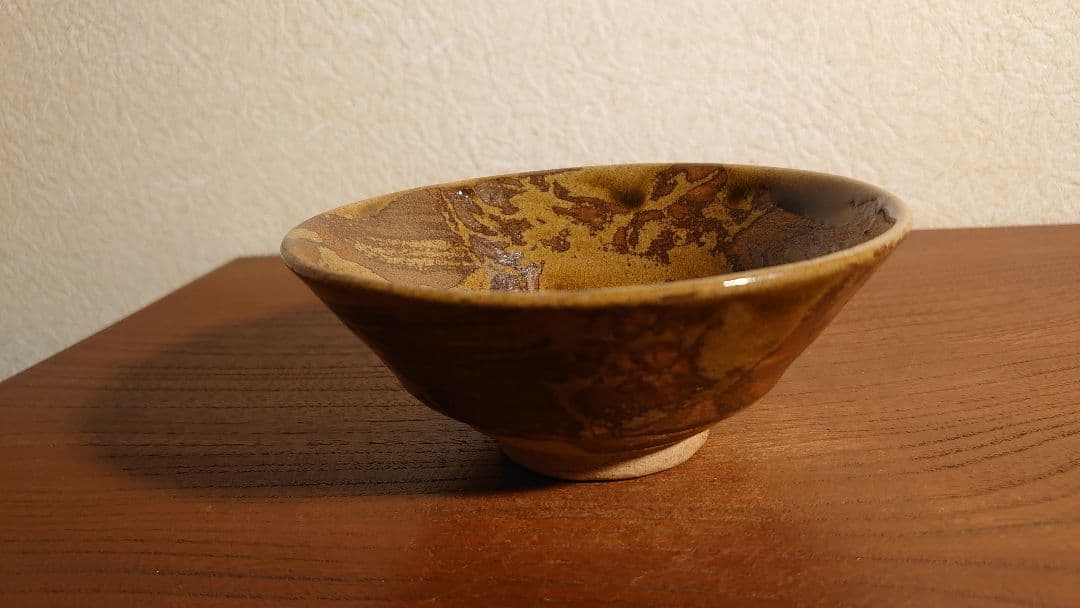 黄瀬戸　抹茶碗　茶道具　菓子鉢　蔵出し　アンティーク抹茶碗　１客