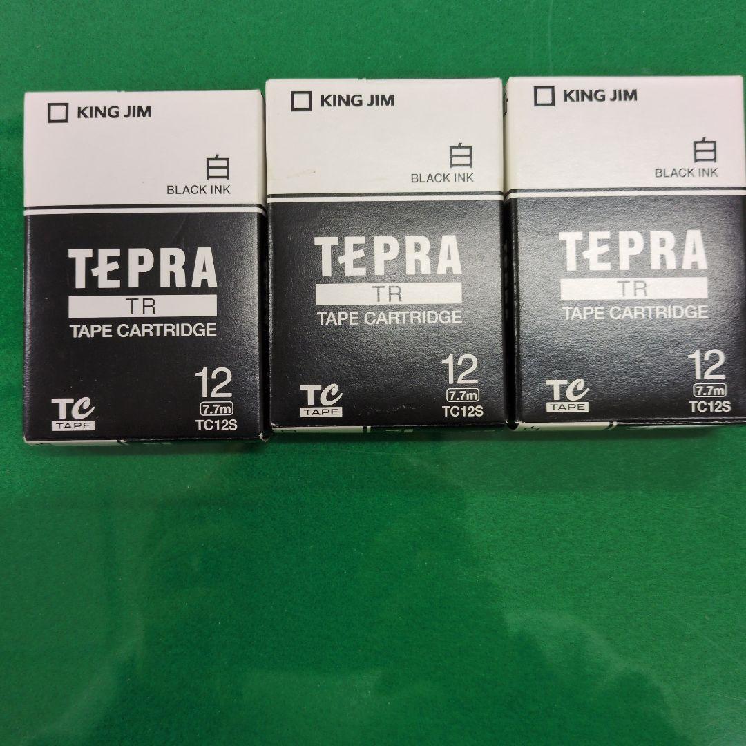 KING JIM TEPRA TR 12mm 白 テープカートリッジ - メルカリ