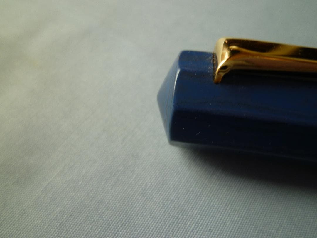 Santini Nonagon 18K M 独逸製ブルーエボナイト軸