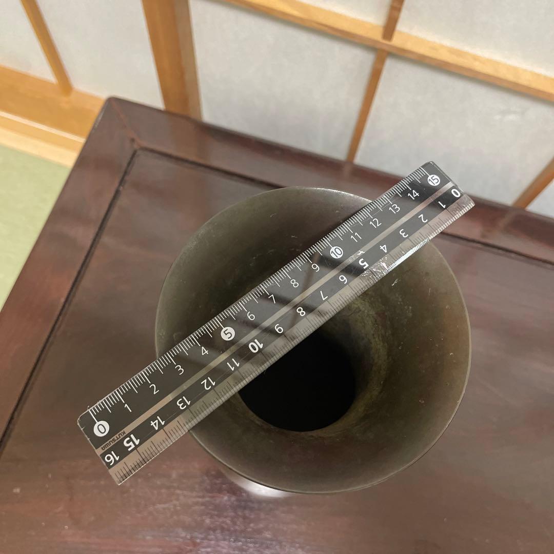 秦藏六造，銅器，花瓶，精工，インテリア，骨董，花器，鉄瓶