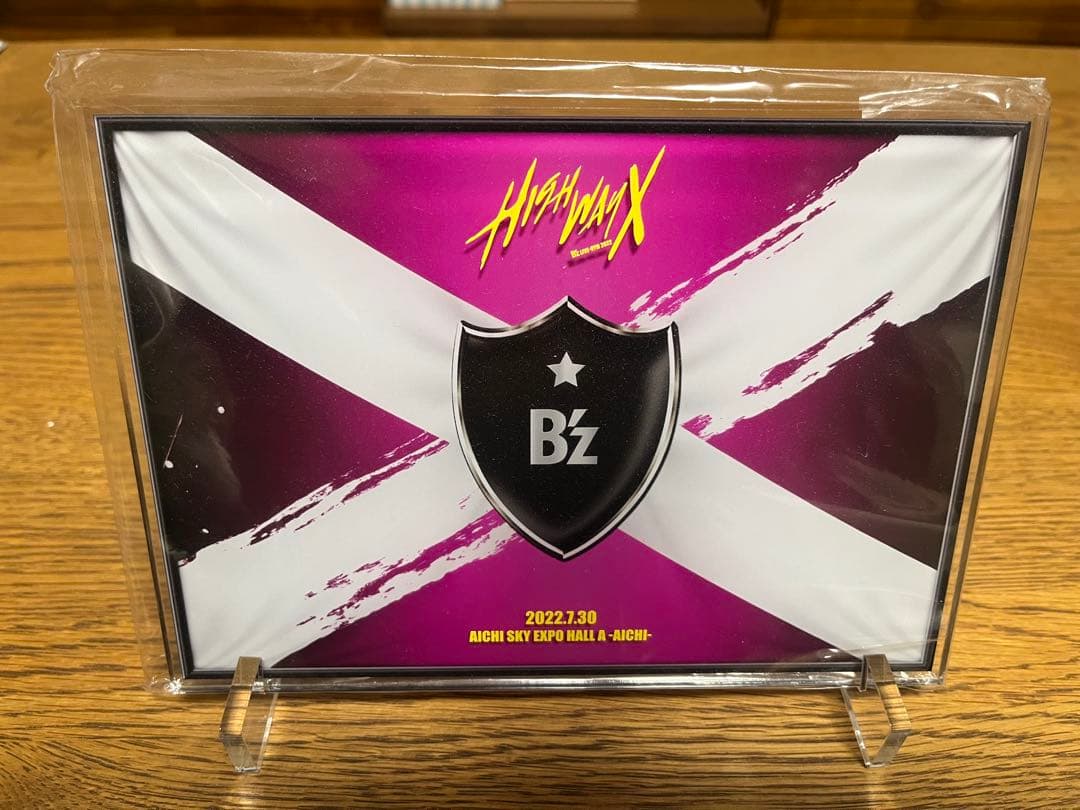 B'z Highway X 愛知 アクリルスタンド 会場限定楽屋プレート