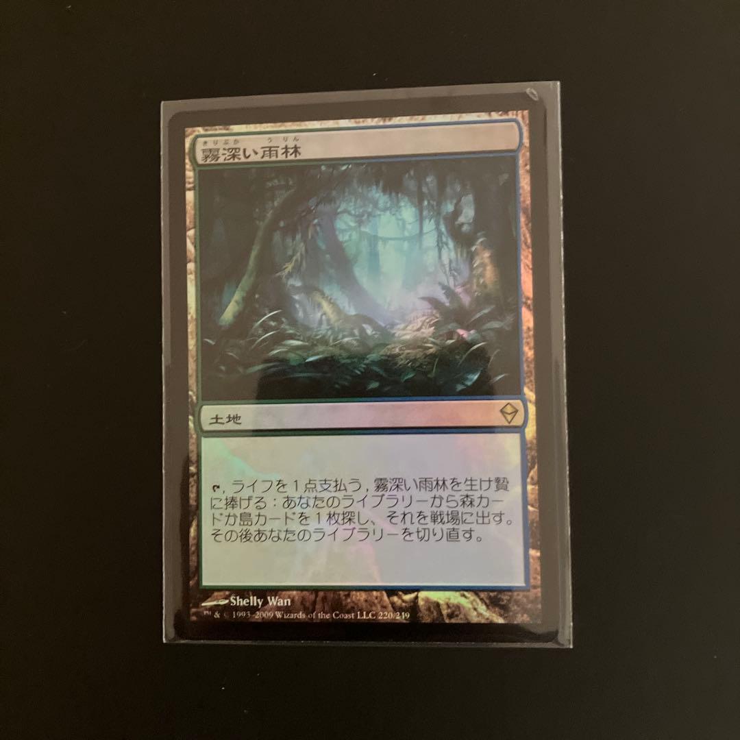 ZEN:霧深い雨林:日本語FOIL 1枚 霧深い雨林/Misty Rainforest》[ZEN] 土地R | 日本最大級 MTG通販