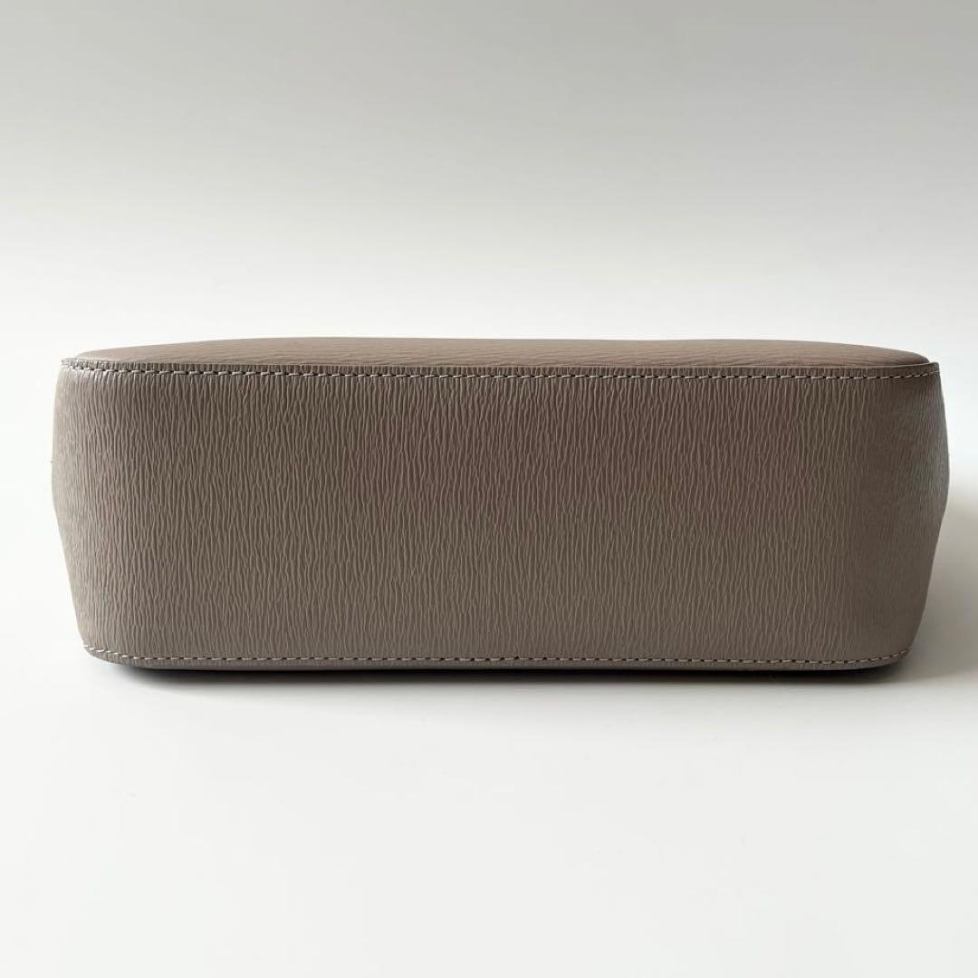 ロンシャン　ロゾ トップハンドル S　2way　ハンドバッグ　レザー　グレージュ