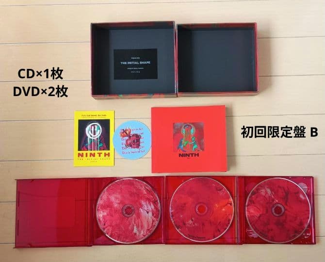 the GazettE NINTH 初回限定版B DVD2枚 ステッカー付き - メルカリ