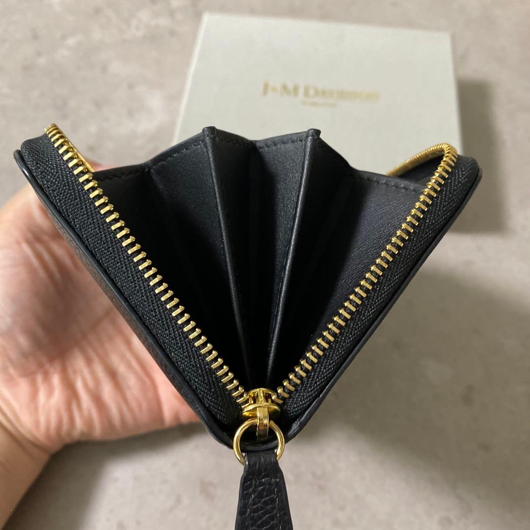 J&MDAVIDSON ケース　折り財布　ブラック　箱付き　【新品未使用】