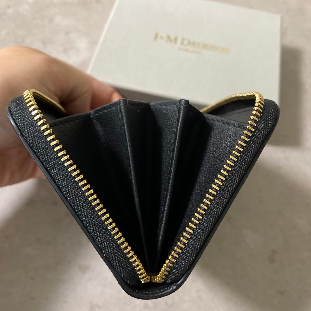 J&MDAVIDSON ケース　折り財布　ブラック　箱付き　【新品未使用】