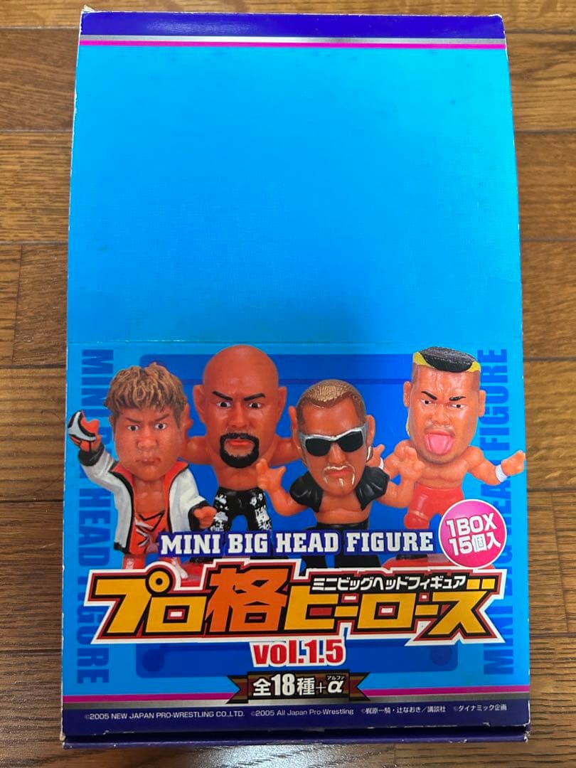 プロ格ヒーローズvol.1.5 全18種ノーマルコンプ箱付き
