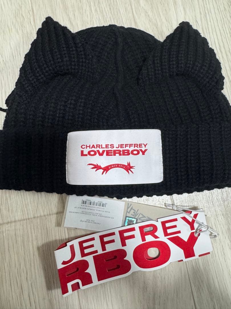 CHARLES JEFFREY LOVERBOY 猫耳 ニットキャップ