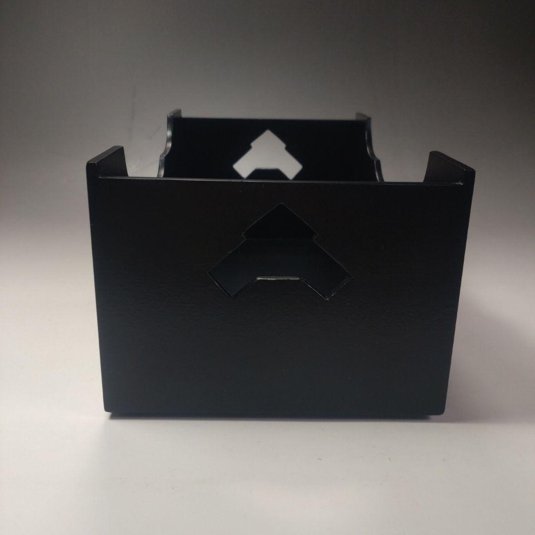 イ102 莨盆『塗師　助田宗明』『一閑文箱煙草盆　共箱』漆塗　茶道具