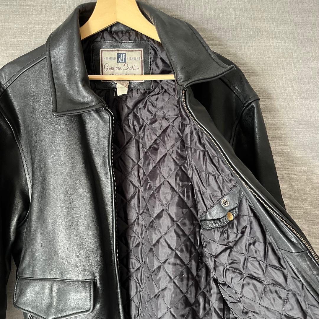 90s OLD GAP レザージャケット プレミアムスタンダード - メルカリ