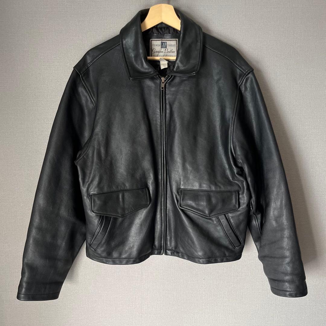 90s OLD GAP レザージャケット プレミアムスタンダード - メルカリ