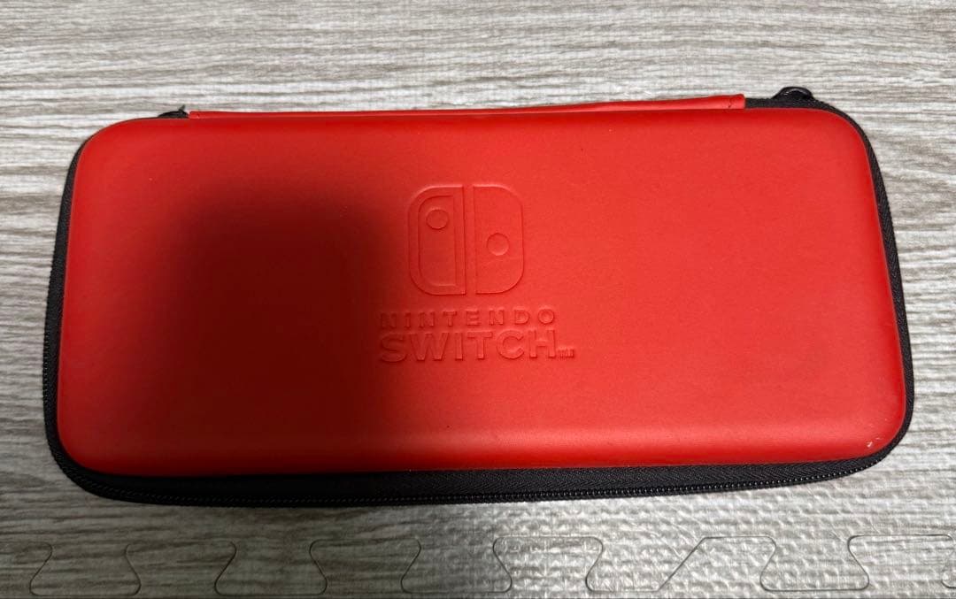 Nintendo Switch 本体 レッドケース付き 7点セット