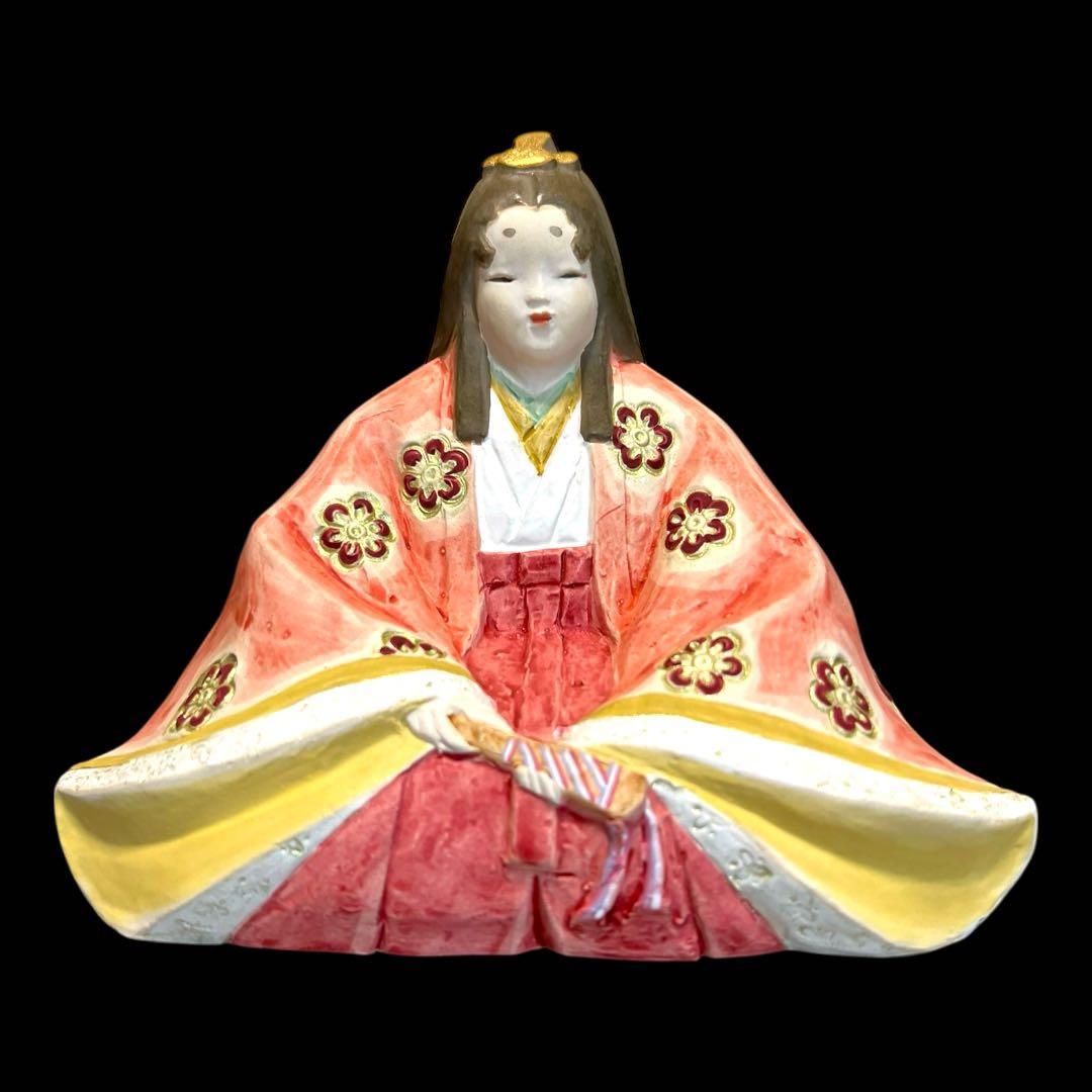【22時間限定SALE】北岡秀雄作 「雛人形 雅」 陶芸 ／早い者勝ち／在庫処分