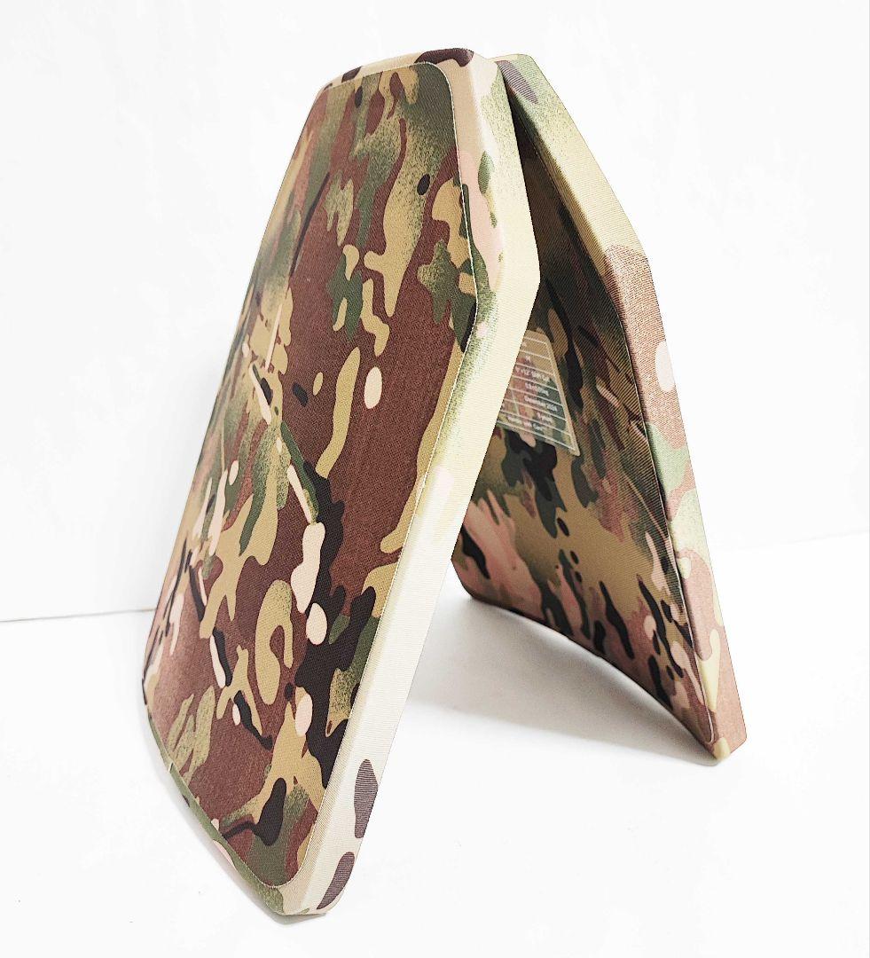 NIJ III レベル3 防弾プレート Sサイズ 2枚 PE製 ウ軍特注品