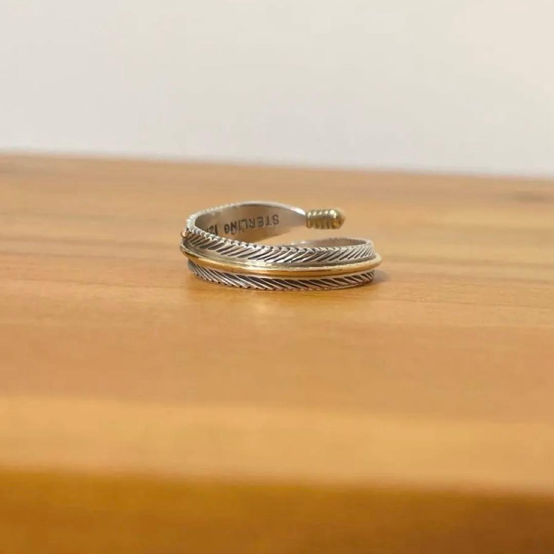 TEE MACEフェザーリング　インディアンジュエリー　ナバホ　17号