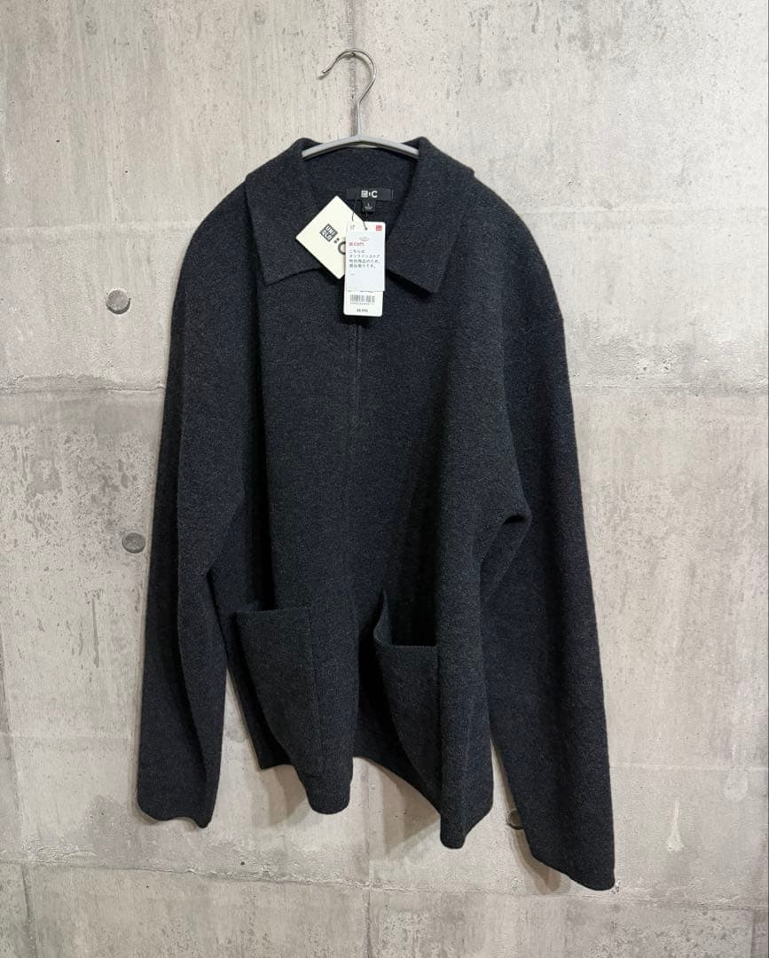 ユニクロC ニットフルジップジャケット