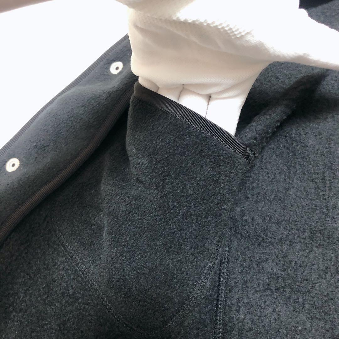 DANTON ダントン　ブラック　黒　フリースベスト　スナップボタン　サイズ40