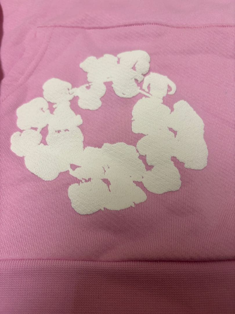 denim tears ピンク パーカー