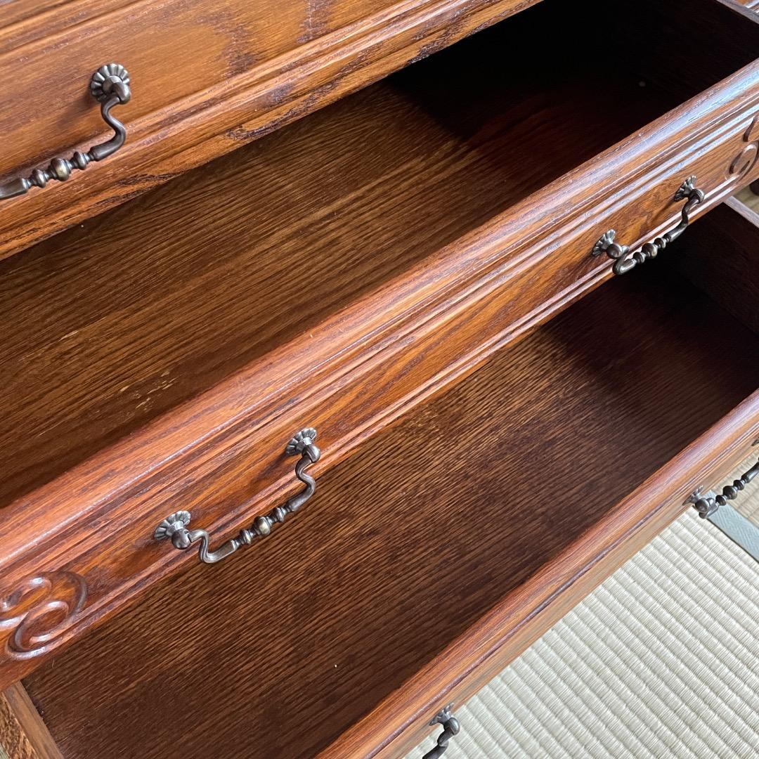 三越家具 ブルージュ／高級チェスト／高級家具・ルーマニア製・猫脚