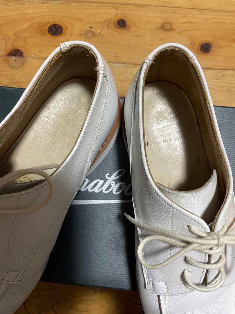 【サイズ7】Paraboot Chambord パラブーツ　シャンボード　白