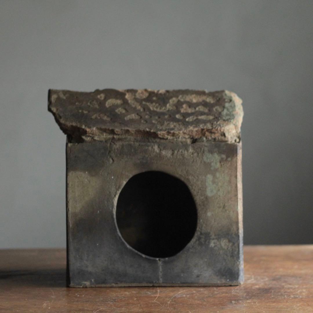 瓦厨子 古道具 アンティーク No.3 瓦質祠
